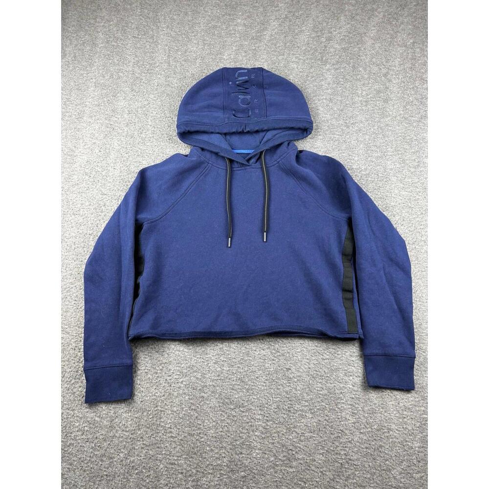 Calvin Klein Performance Womens Navy Blue Hoodie Size M